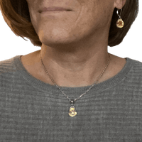 AB Swarovski Crystal Necklace - Creative Jewelry by Marcia - Asymmetrical Jewelry - Timeless Jewelry
